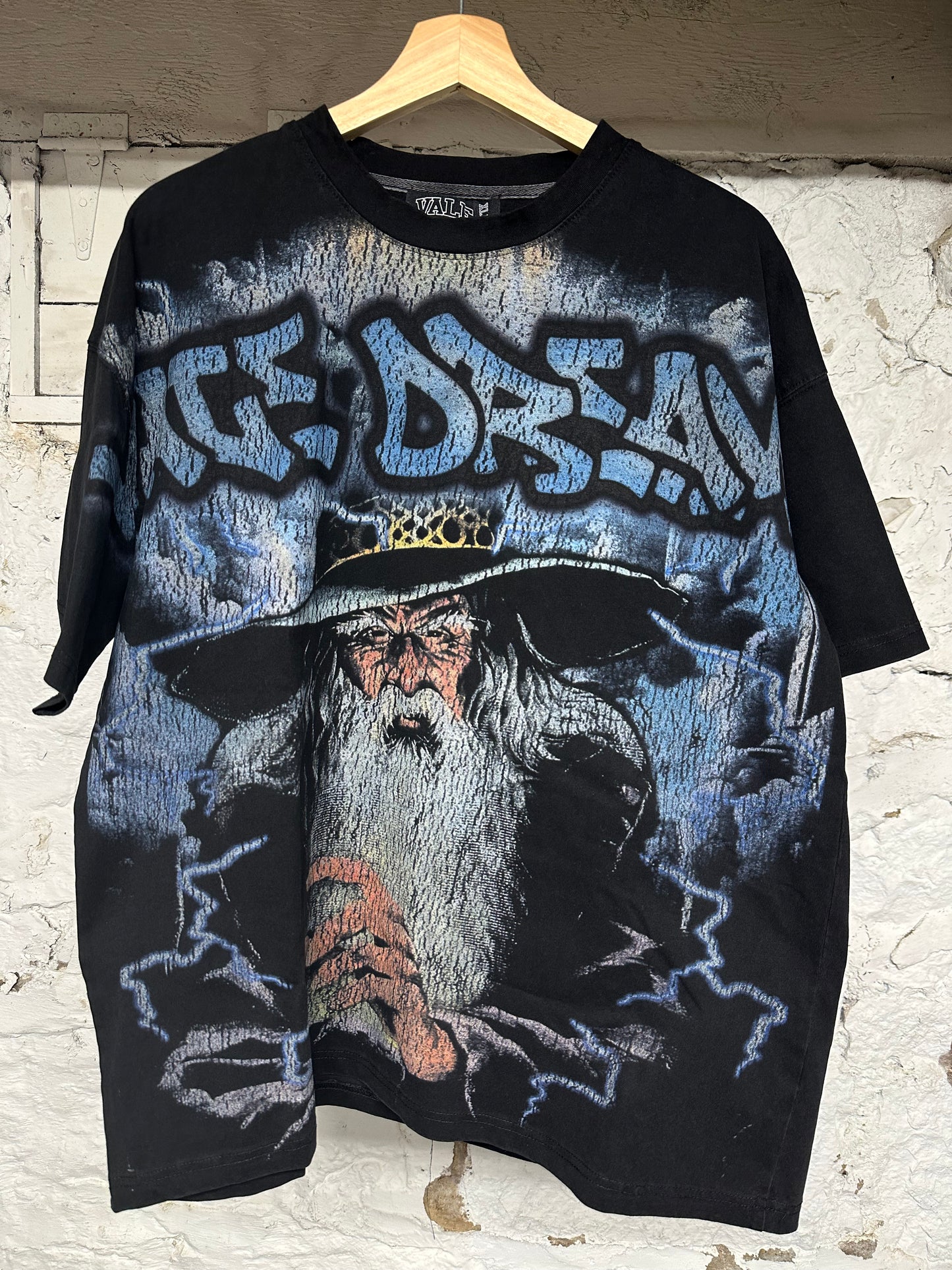 Vale Wizard T-shirt Black Sz XL