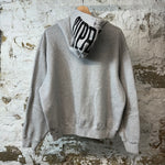 Supreme Black Hood Spell Hoodie Gray Sz M