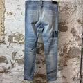 Amiri MX1 Denim Spell Blue Denim Jeans Sz 40