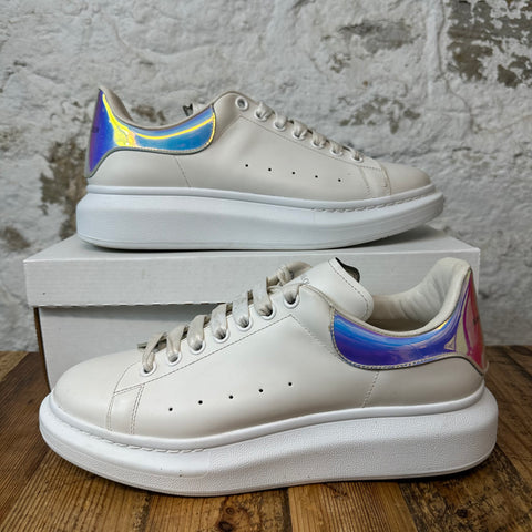 Alexander Mcqueen Iridescent Tab White Sneaker Sz 11 (44) No Box