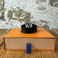 Louis Vuitton Graphite Hockenheim Bracelet Sz 19 W/ Box