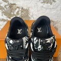 Louis Vuitton Black White Comic Trainer Sneaker Sz 8.5 (7LV)