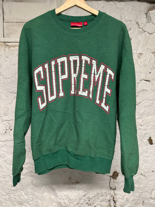 Supreme Inside Out Light Pine Crewneck Sz M