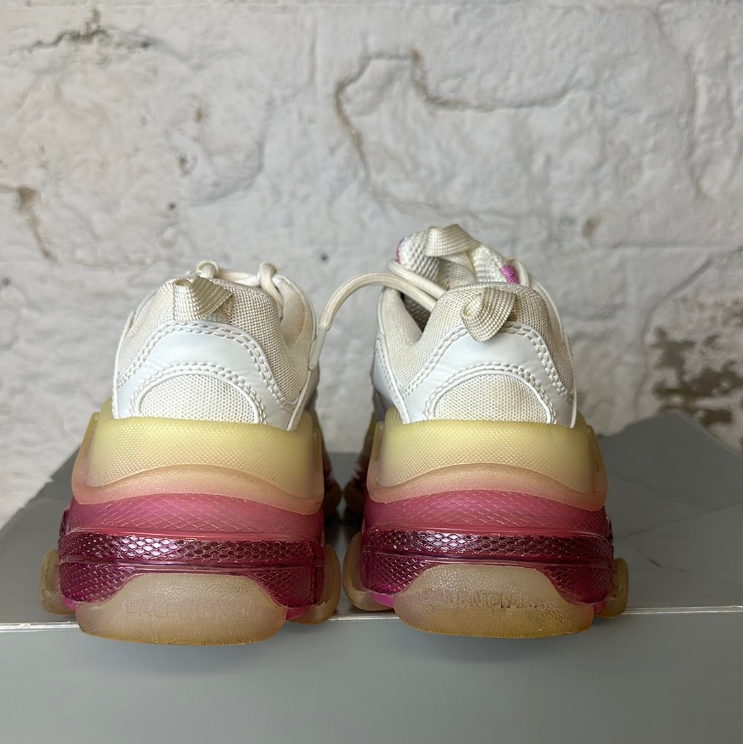 Balenciaga Triple S White Pink Sz 3 (35)