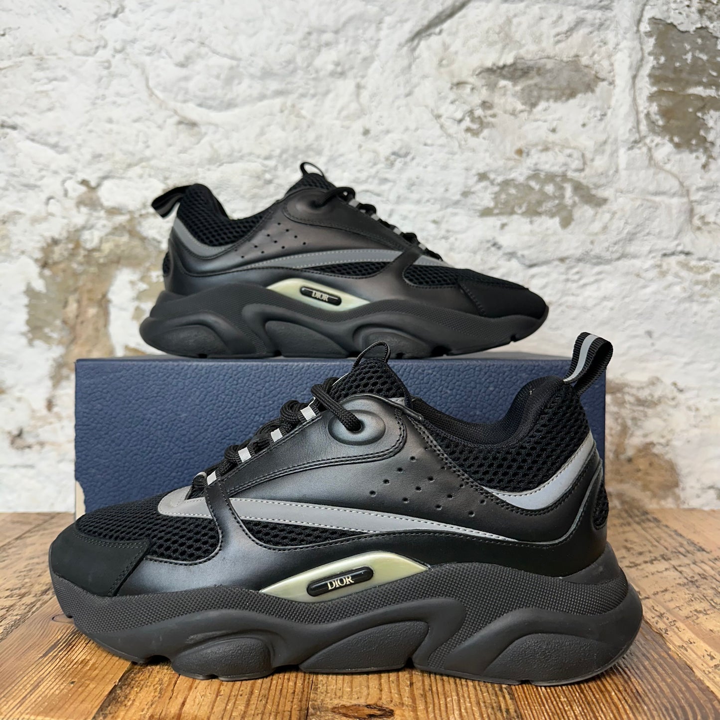 Dior B22 Triple Black Sneaker Sz 9 (42)
