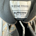 Burberry Arthur Tan Plaid Grey Sneaker Sz 9 (42)