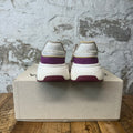 Dolce Gabbana White Purple Nylon Daymaster Sneaker Sz 5.5 (37.5)