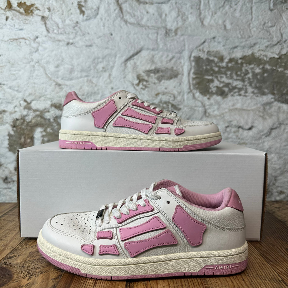 Amiri Pink Skeleton White Cream Sneaker Sz 5 (37)