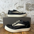 Rick Owens Vintage Black Leather Milk Sneaker Sz 8 (41)