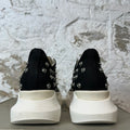Rick Owens Abstract Studded Black Milk Sneaker Sz 6.5 (39)