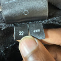 Amiri MX2 Black Patch Black Denim Jeans Sz 32