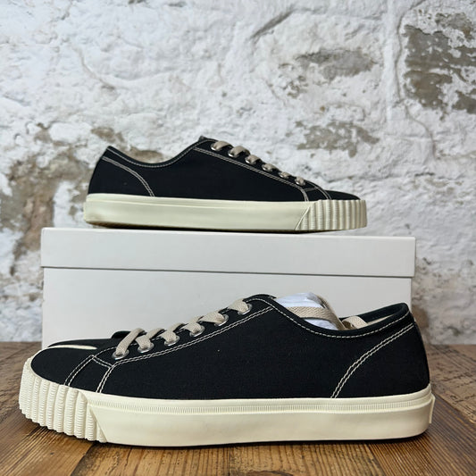 Maison Margiela Canvas Tabi Black Cream Sneaker Sz 8 (41) DS