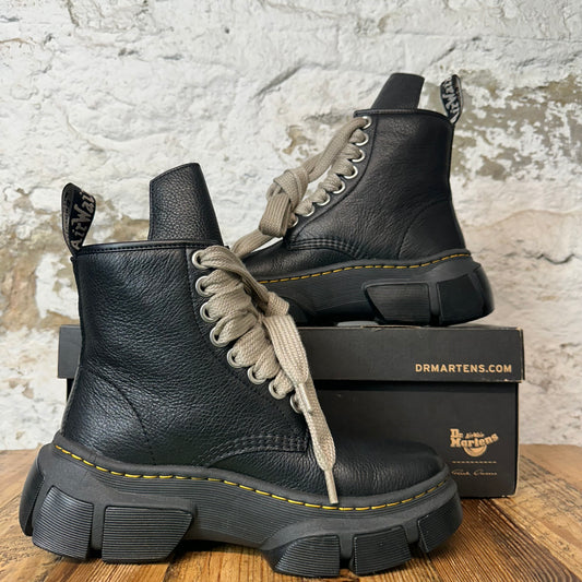 Rick Owens Dr Marten Jumbo Lace Black Sneaker Sz 8.5