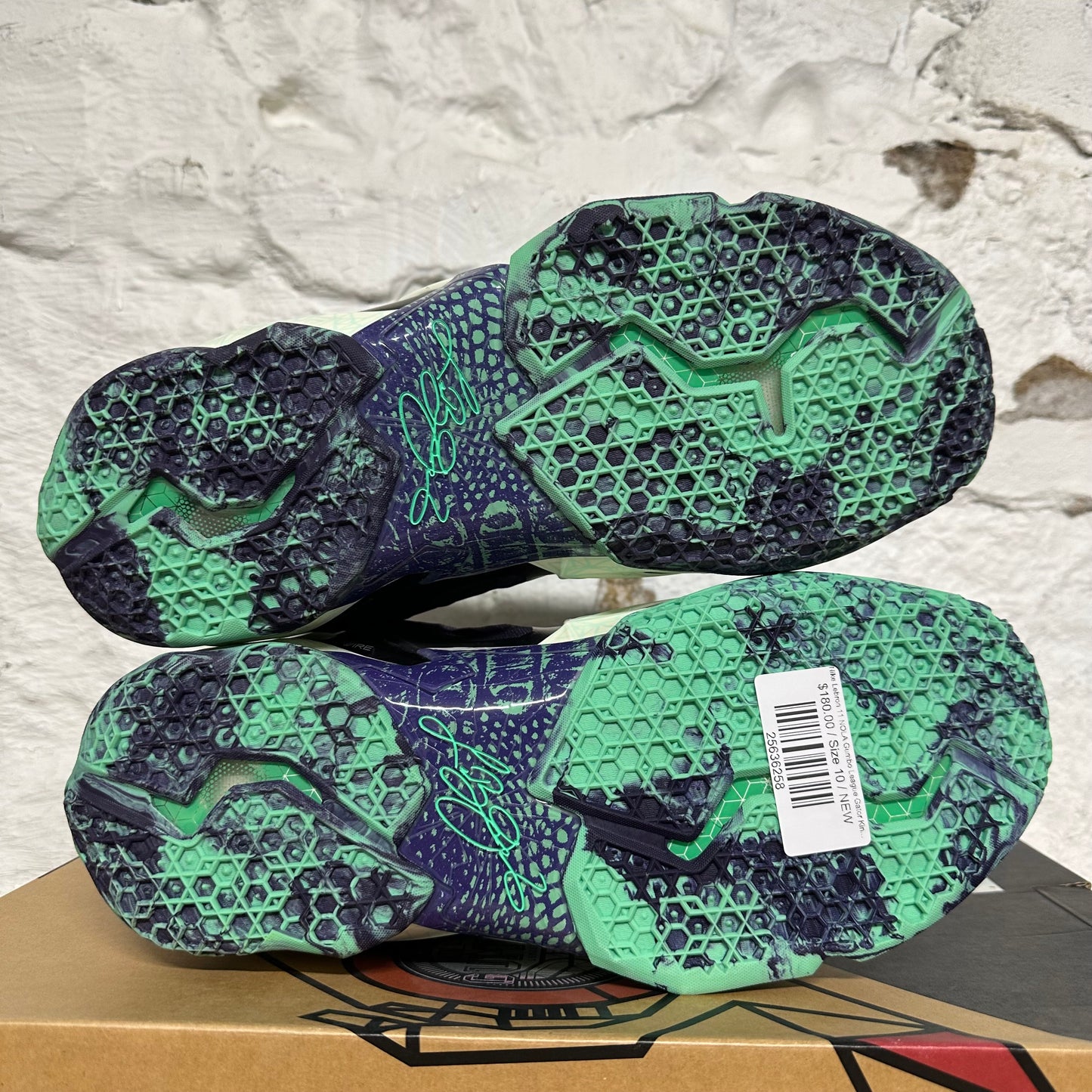 Nike LeBron 11 NOLA Gumbo League Gator King Sz 10 DS
