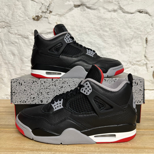 Air Jordan 4 Bred Reimagined Sz 9.5