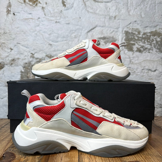 Amiri Bone Runner Red White Sneaker Sz 9 (42)