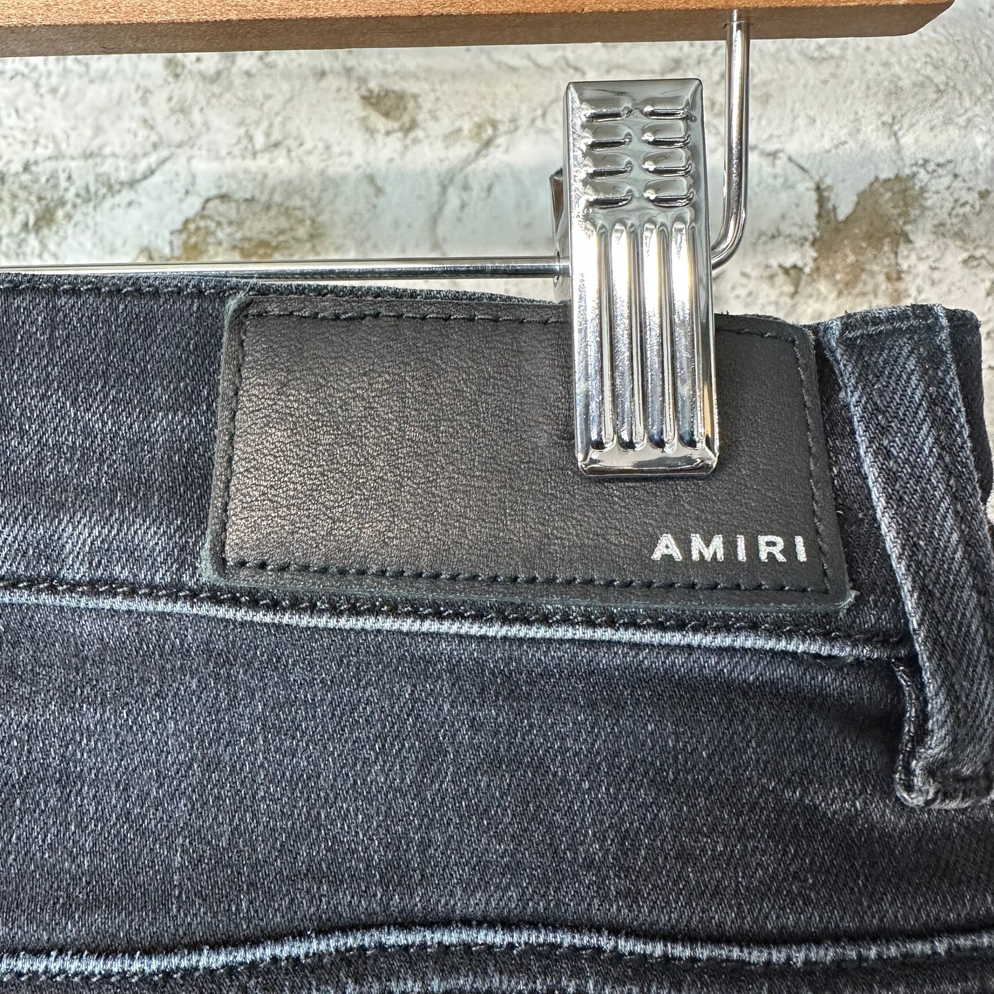 Amiri MA Drip Black Denim Jeans Sz 31