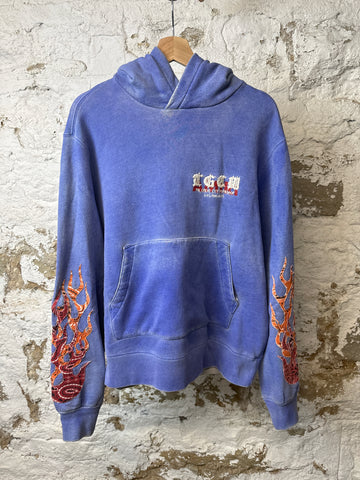 Amiri TGCM Blue Hoodie Sz XS