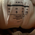 Amiri Orange Skeleton White Cream Sneaker Sz 7 (40)