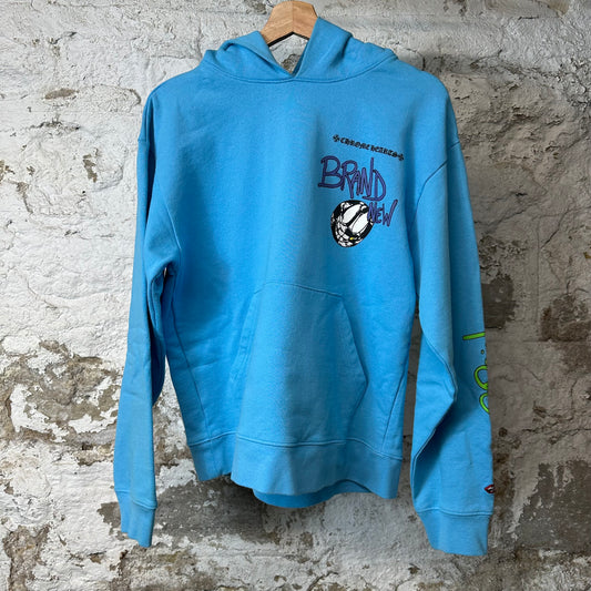 Chrome Hearts Matty Boy Brand New Hoodie Blue Sz M
