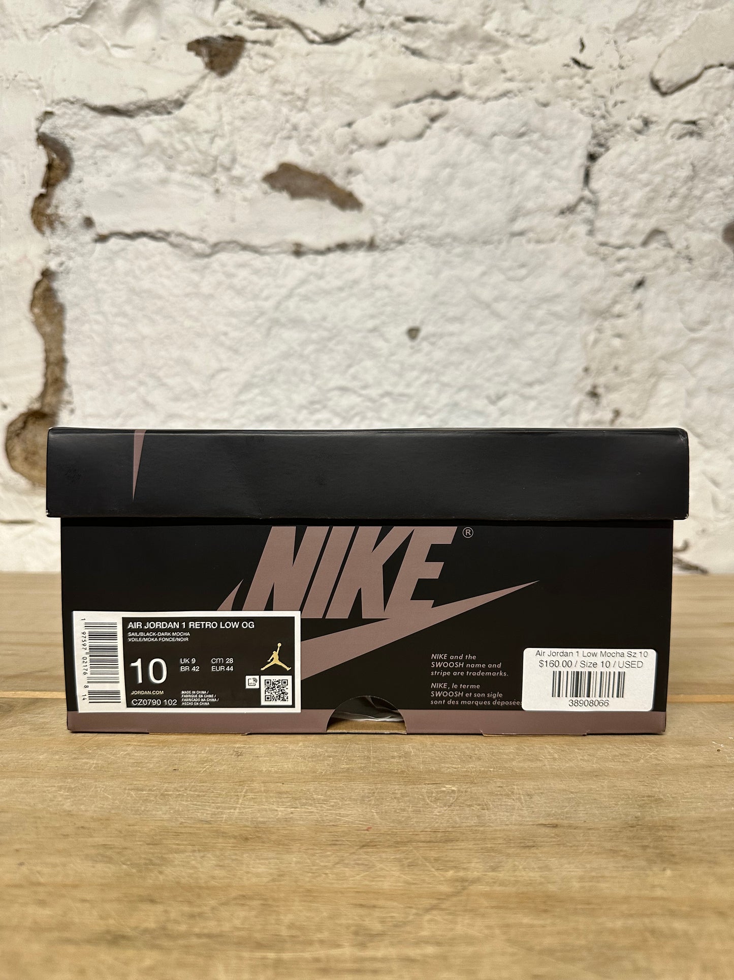 Air Jordan 1 Low Mocha Sz 10