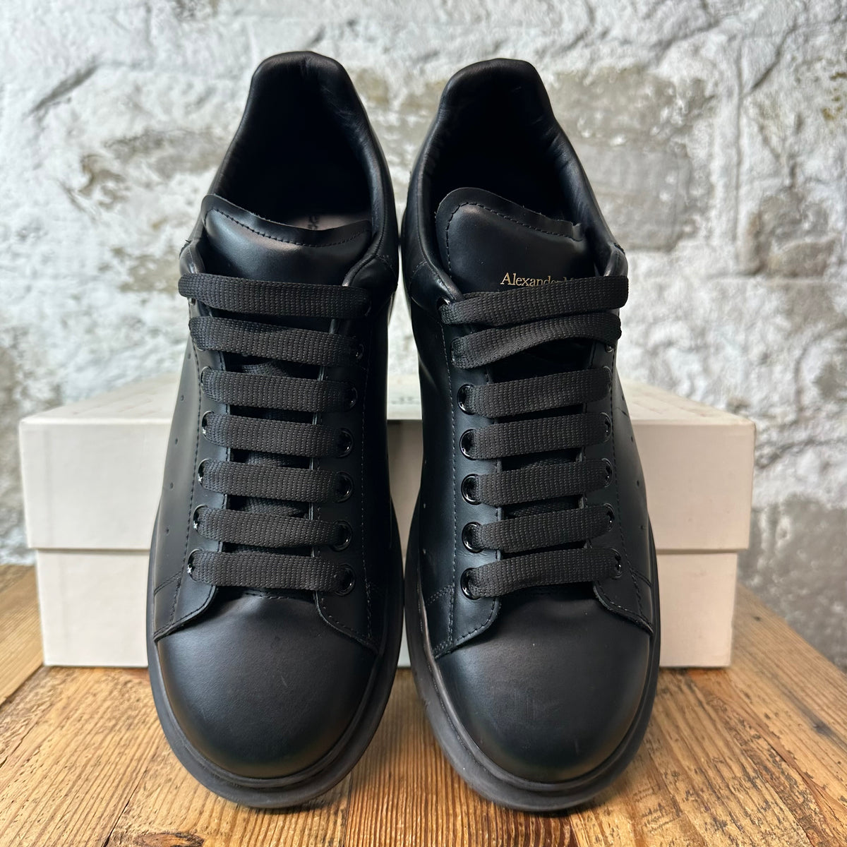 Alexander Mcqueen Triple Black Sneaker Sz 10.5 (43.5)