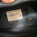 Gucci Tennis 1977 Black GG Monogram Sneaker Sz 10.5