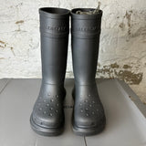 Balenciaga Gray Croc Boot Sz 9 (42)