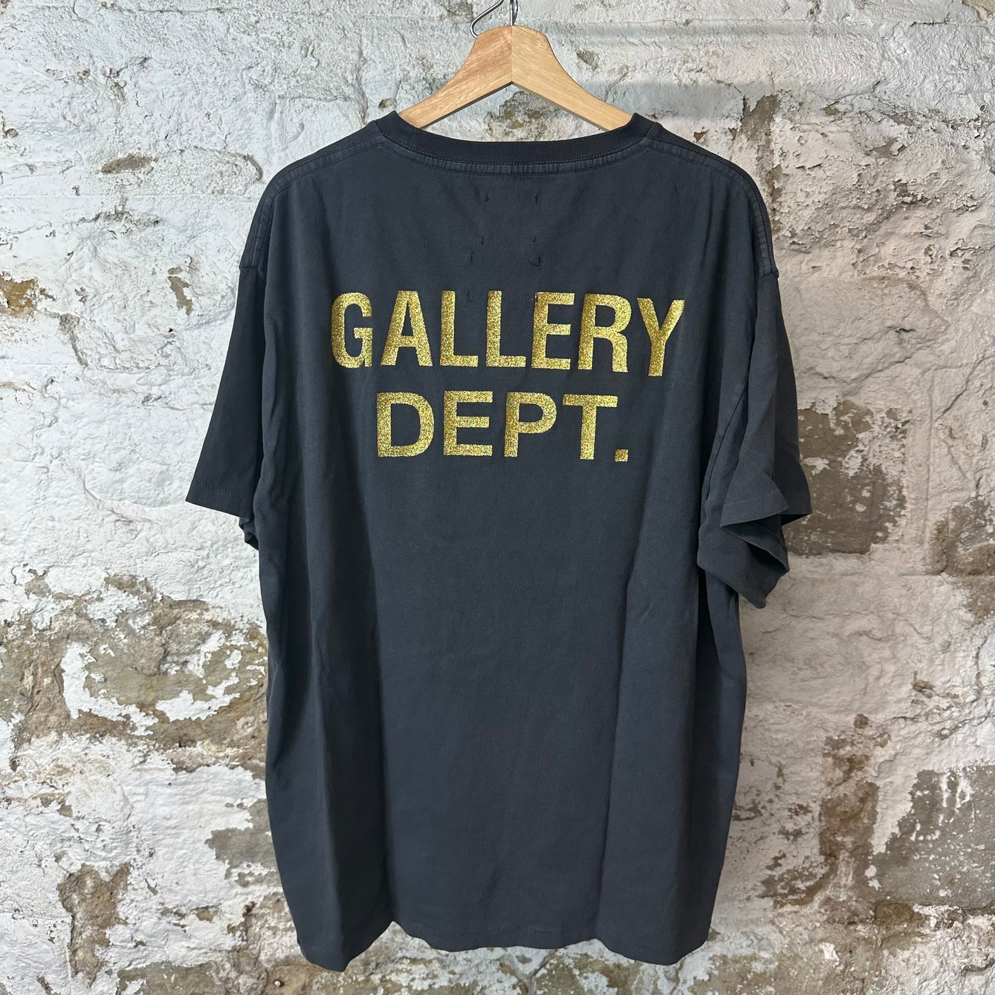 Gallery Department See No Evil Washed Black T-Shirt Sz L DS