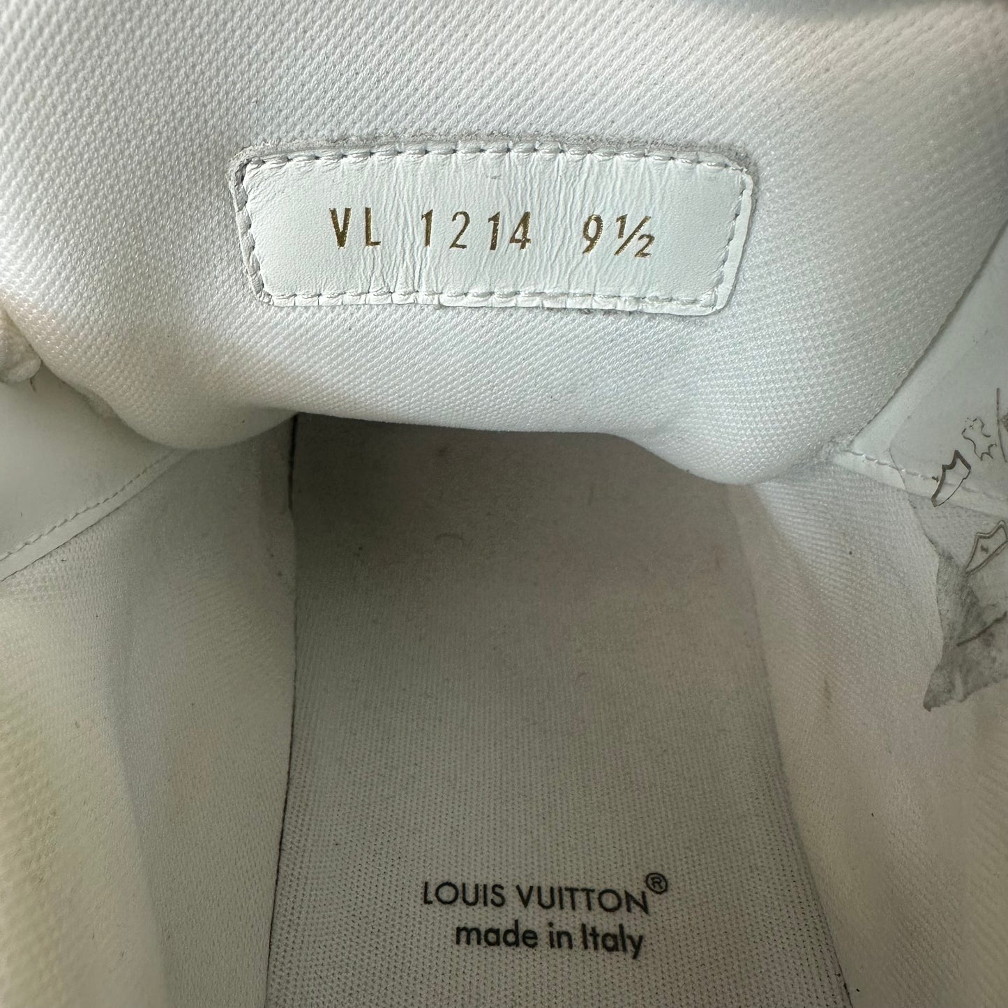 Louis Vuitton White Monogram Trainer Sneaker Sz 11 (9.5LV)