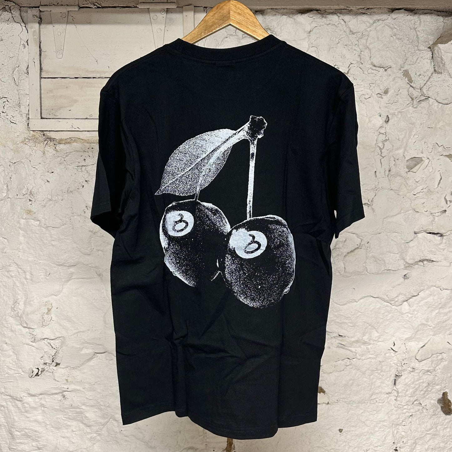 Stussy Black Cherries T-Shirt Sz M DS