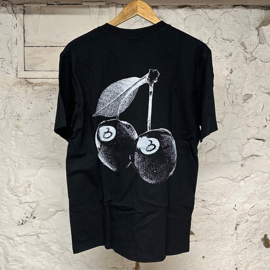 Stussy Black Cherries T-Shirt Sz M DS