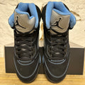 Air Jordan 5 Black University Blue Sz 9.5 DS