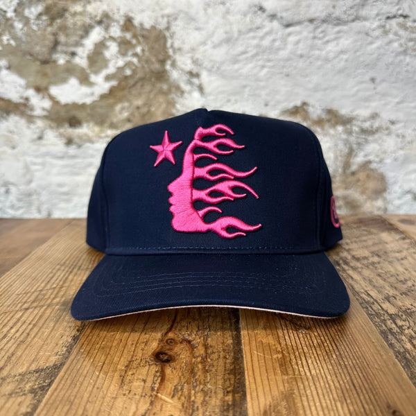 Hellstar OG Logo Navy Snapback Hat – The Gallery Online