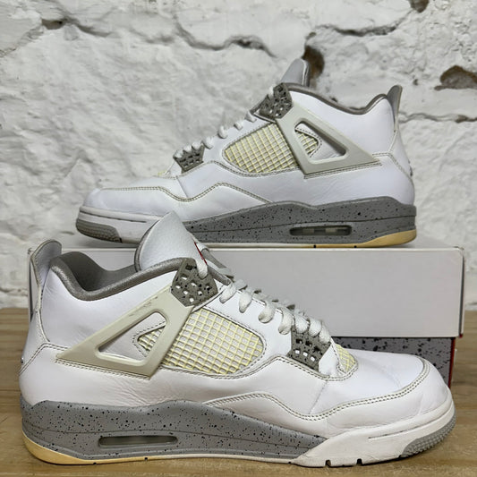 Air Jordan 4 White Oreo Sz 12