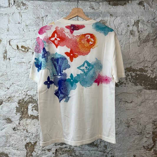 Louis Vuitton Watercolor T-shirt White Sz M