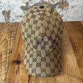 Gucci Tan GG Monogram Hat Sz L