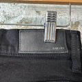 Amiri Art Patch Black Denim Jeans Sz 30