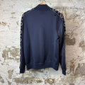 Louis Vuitton Embroidered Flowers Track Jacket Navy Sz L