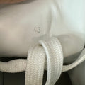 Christian Louboutin High White Navy Canvas Sneaker Sz 10 (43)