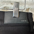 Amiri Silver Bones Black Denim Jeans Sz 36