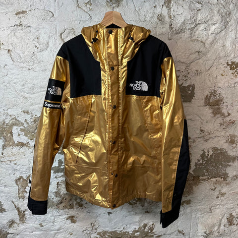 Supreme TNF Gold Foil Jacket Sz L