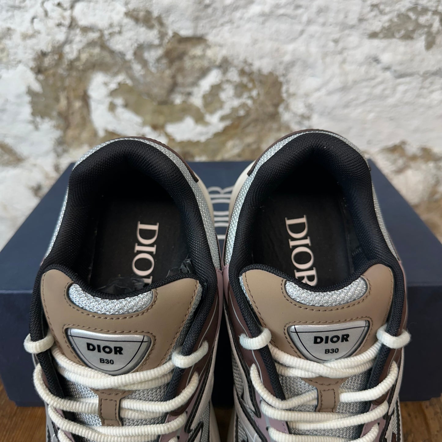 Dior B30 Brown Maroon Gray Sneaker Sz 10 (43)