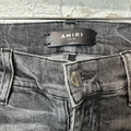 Amiri Plain Gray Denim Jeans Sz 30
