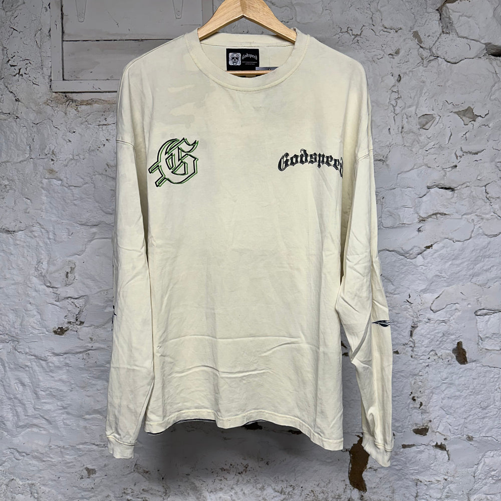 Godspeed Once Upon A Time Bone Long Sleeve Sz XL