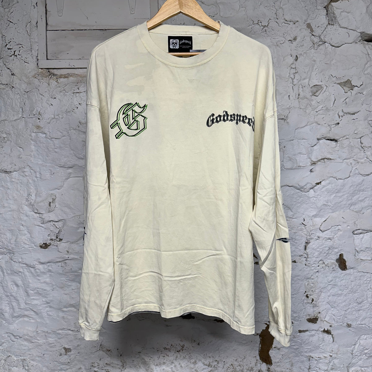 Godspeed Once Upon A Time Bone Long Sleeve Sz XL