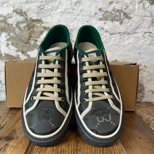 Gucci Tennis 1977 Grey Monogram Sneaker Sz 7