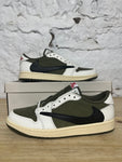 Air Jordan 1 Low Travis Scott Medium Olive Sz 10.5 DS