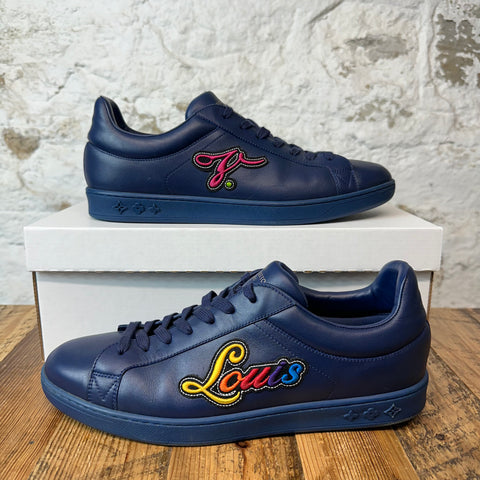 Louis Vuitton Multicolor Spell Blue Sneaker Sz 10 (8.5LV) No Box