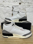Air Jordan 3 White Cement Reimagined Sz 8.5